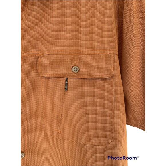 The North Face Shirt Mens XL Gingham Plaid Short Sleeve Chest Pocket Button Up - Picture 8 of 10